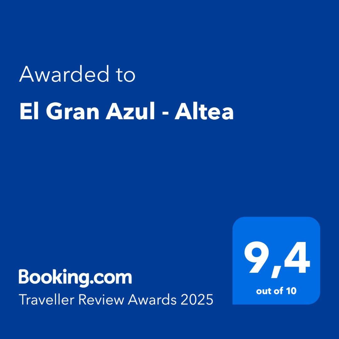 El Gran Azul - Altea Apartment Екстериор снимка